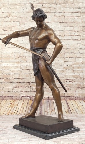 Guerriero mitologico bronzo - , 35