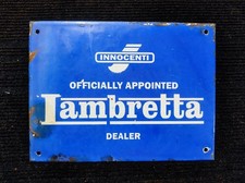 Piatto insegna in metallo