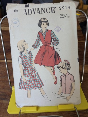 Rare 1940s advance 5914 girls - 1940s,