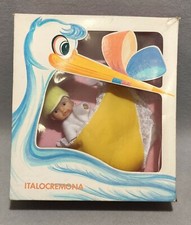 New vintage newborn - vintage, stork