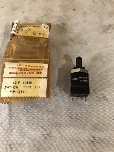 Air ministry 1950 - 1950’s, switch