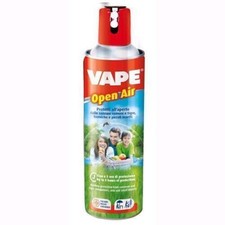 Vape open air spray 500ml zanzare mosche esterno giardino balcone 8 ore attivo