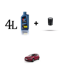 Kit filtro olio e 4L per Vw POLO V (6R,6C) 1.4 TDI 66kw Dal 2014
