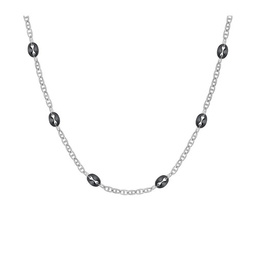 Collana uomo acciaio con - uomo,