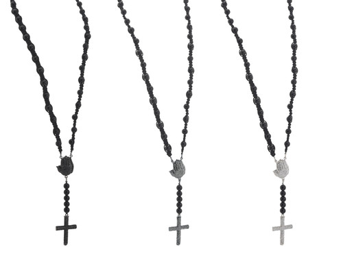 Collana uomo ghiacciata mani - uomo,