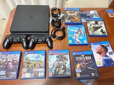 Sony PlayStation 4 Slim 1TB  nera - 2 joypad - 8 giochi