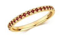 Anello Eternity In Oro 9Ct Con