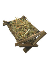 Culla Artigianale in Legno Cm 8x11x5h - Gesù Bambino Bimbo Pastori Presepe