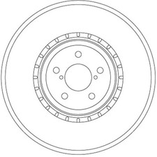 Disco freno anteriore TRW