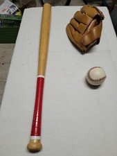 Set mazza da baseball con guantone + 1 palla  - anni 80 Giochi Del Trentino