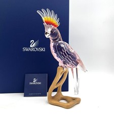 SWAROVSKI CRYSTAL PARADISE BIRDS CACATUA ROSSO 718565 con box nuovo Ed. limitata