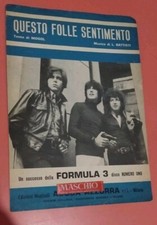 Formula 3 Lucio Battisti Quwsto Folle Sentimento Spartito Sheet Music