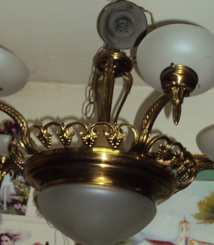 Lampadario fusione stile - lampadario,