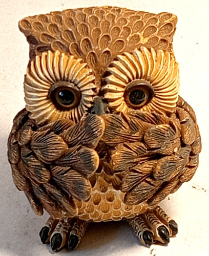 Gufo portafortuna statuetta - gufo, portafortuna-