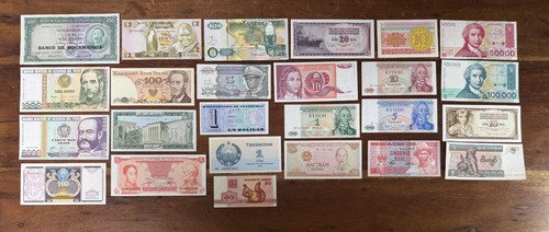 Lotto banconote tutte - 25,