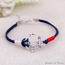 Bracciale cordoncino cotone - bracciale,