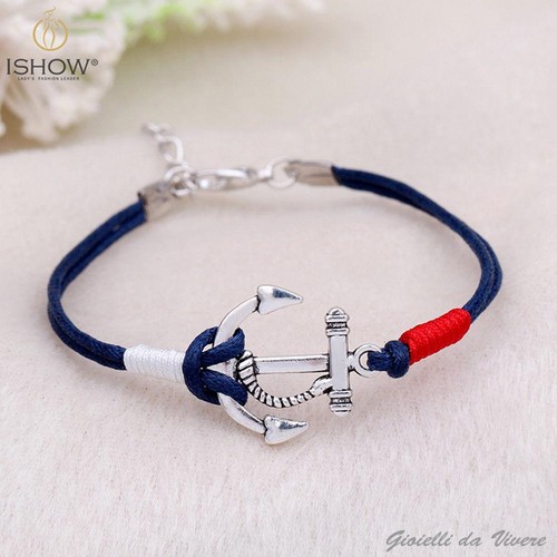 Bracciale cordoncino cotone - bracciale,