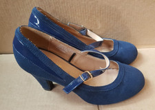 Scarpe donna Fiore blu Mary