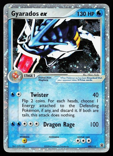 Carta pokemon gyarados - carta, ex