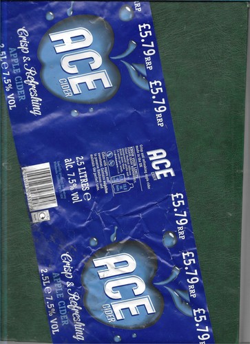 Cider label ace 2 - -,