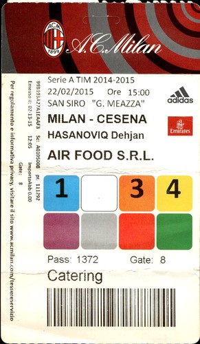 Biglietto stadio milan cesena - milan,
