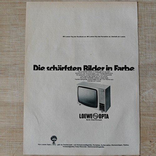 Loewe opta televisore - televisore, 1971