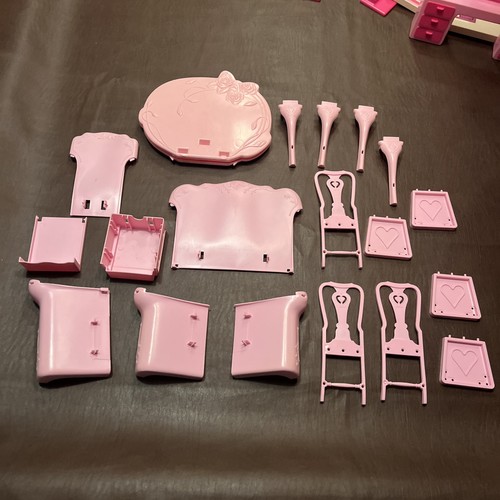 Lotto mobili barbie rose dolci - barbie,