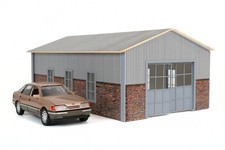 Hangar-Barn Kit Diorama Garage