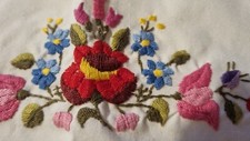Hand-embroidered Linen