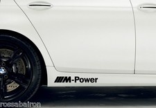 Kit 2 Adhésifs BMW M-power mm.300 X 41 Stickers Autocollants