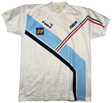 maglia calcio vintage Italia 1986 Diadora Roberto Baggio Training shirt jersey
