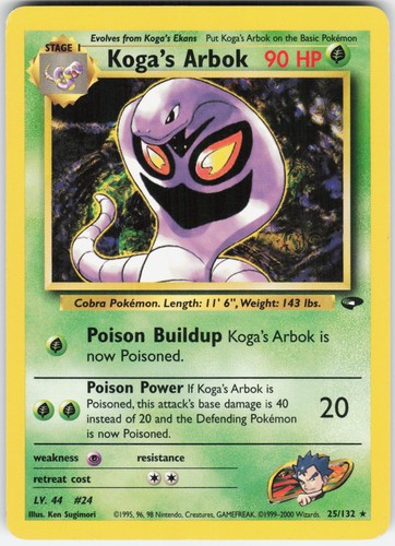Pokemon koga arbok - pokemon,