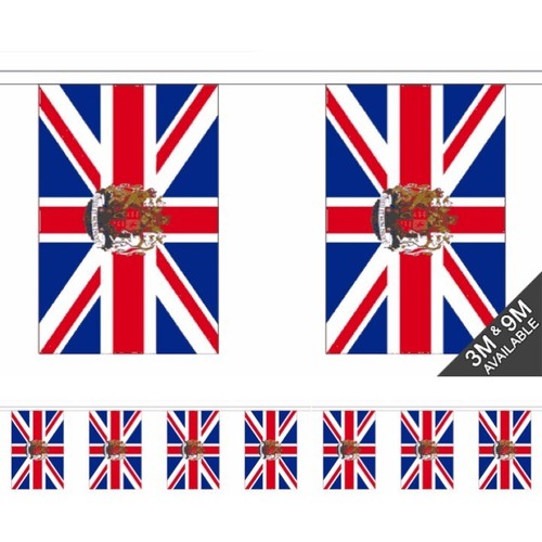 Union jack with - with, crest