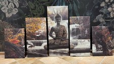 Quadro pannelli buddah flower - pannelli,