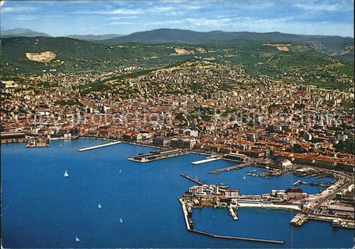 Trieste panorama aereo - trieste,
