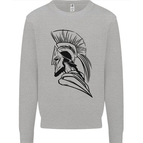 Felpa uomo spartan helmet - felpa,