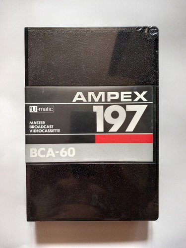 Videocassetta ampex 197 - videocassetta, bca-60