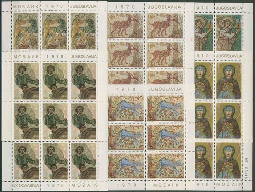 Jugoslavia 1970 mosaici