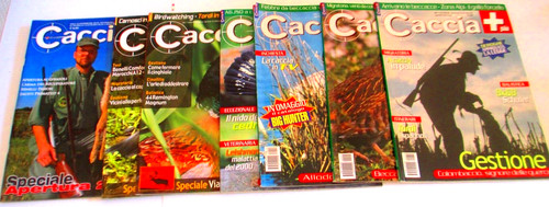 Caccia più 7 riviste - +,