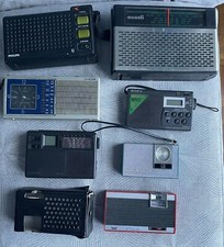 Lotto di 7 radio transistor