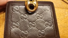 leather Gucci wallet with the