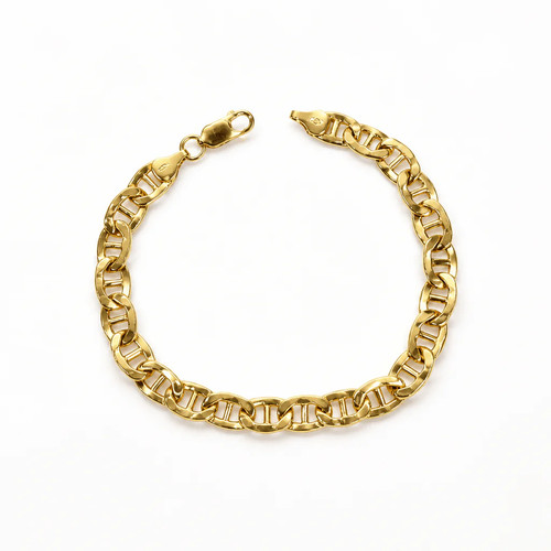 Bracciale figaro argento - in,
