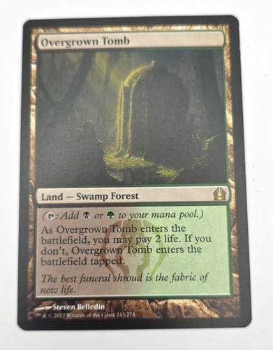 Overgrown tomb return - overgrown,