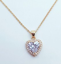 Collana in oro 14 kt con cuore