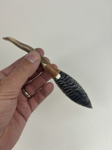 Coltello ossidiana mulo cervo - coltello,