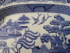 IMPERIAL STONE CHINA / Grande piatto da portata in ceramica _ 1872-1889