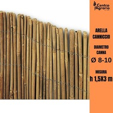 Arella in bamboo canniccio Time canne bambu recinzione per giardino h 1,5 x 3 m