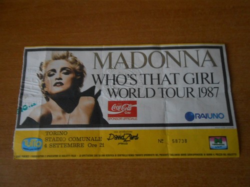Bilietto concerto madonna - bilietto,