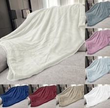 Plaid Coral Pile Morbido Caldo Singolo Una Piazza e Mezza Matrimoniale