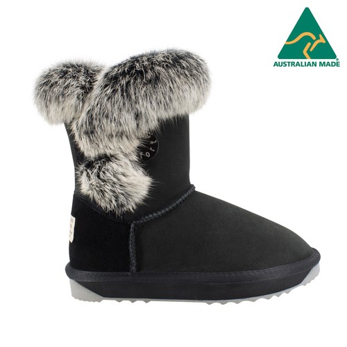 Stivali shearling design - shearling, di
